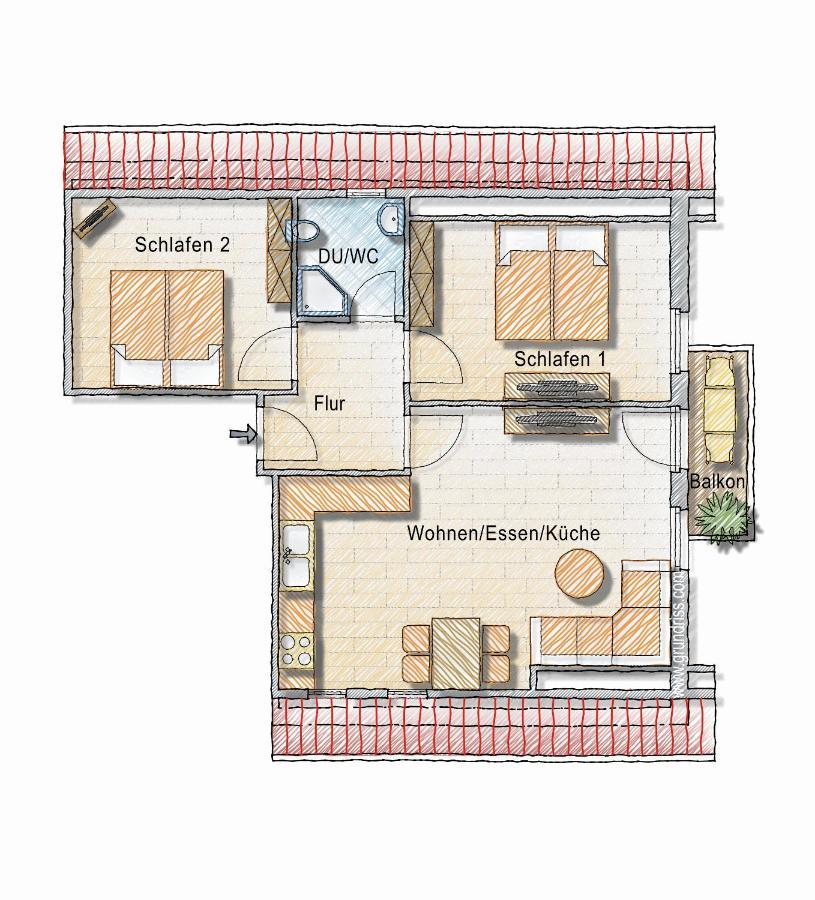 Dyke Appartements 부숨 외부 사진